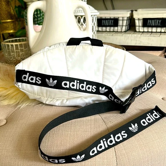 adidas White Belt Bag - Picture 3 of 6